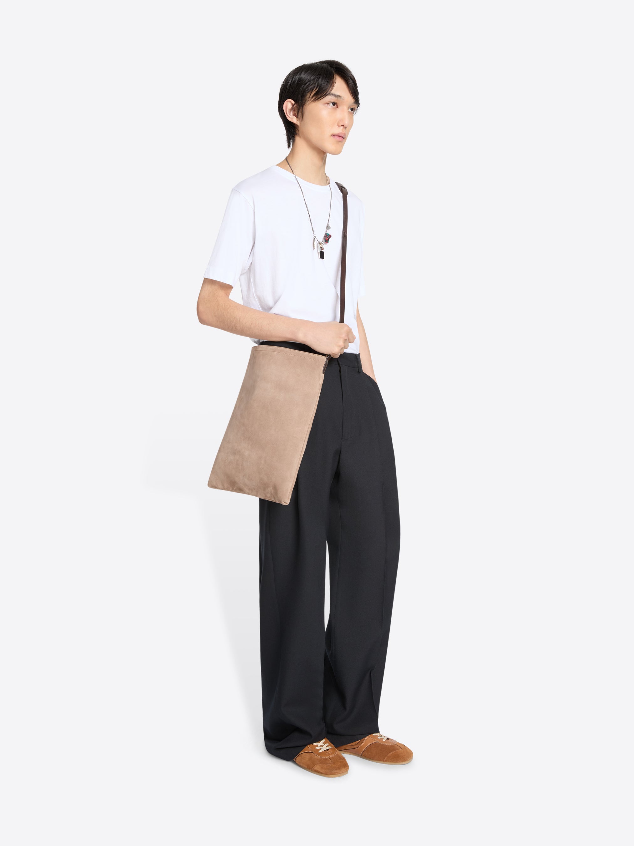 Suede Tote Bag
